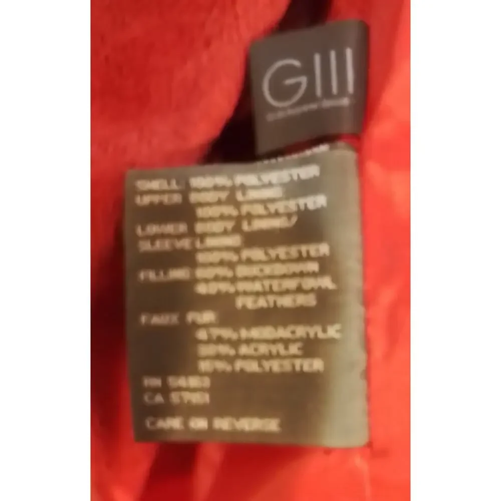 Kenneth Cole Reaction  red winter coat.